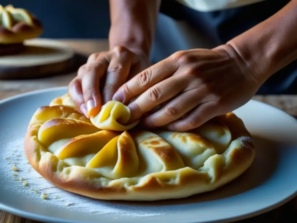 Un alma patagónica moldea tortas fritas con pericia artesanal