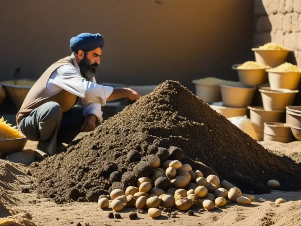 Antiguos agricultores mesopotámicos demuestran la importancia histórica del compostaje en un mercado bullicioso