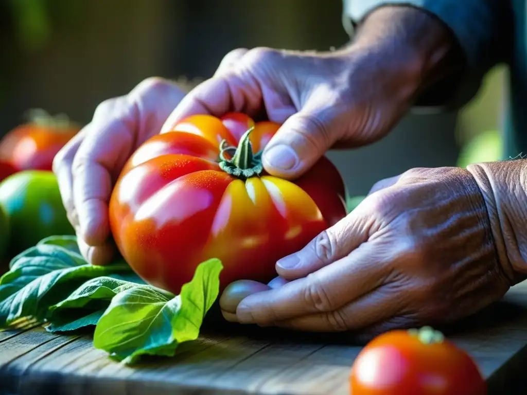 Un artesano aplica técnicas antiguas de conservación a frutas y verduras, fusionando historia y modernidad