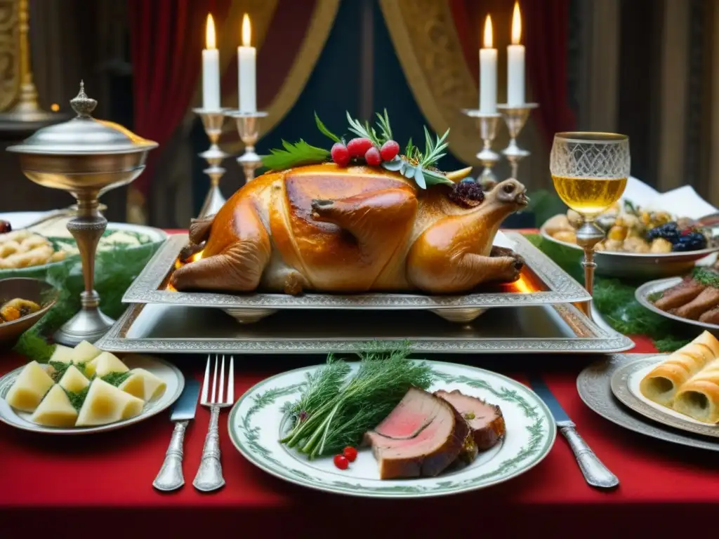 Un banquete medieval con recetas históricas, cultura y sabores de épocas pasadas