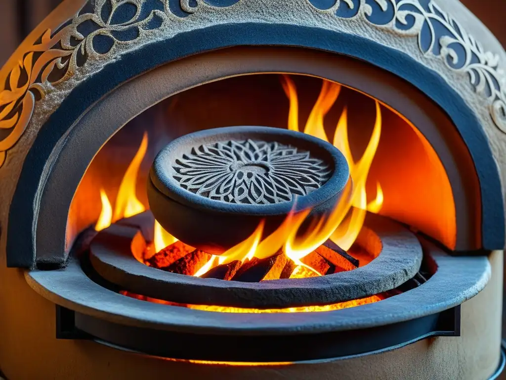 Horno tandoor: legado mongol en la cocina punjabi Brillante tandoor con legado mongol cocina punjabi histórica