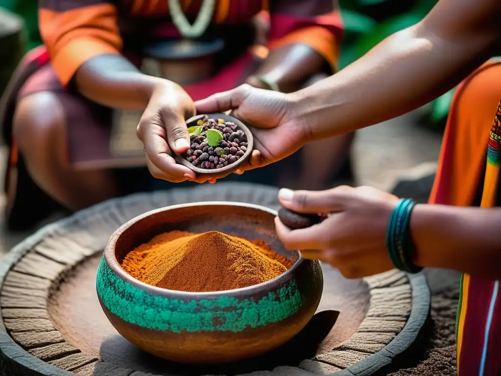 Ceremonia maya del cacao en el Festival Tikal: recetas históricas cultura cacao mayas