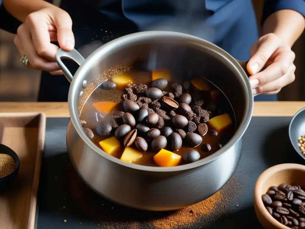 Un chef escandinavo fusiona café colombiano en un guiso nórdico, mostrando influencias extranjeras en la cocina escandinava