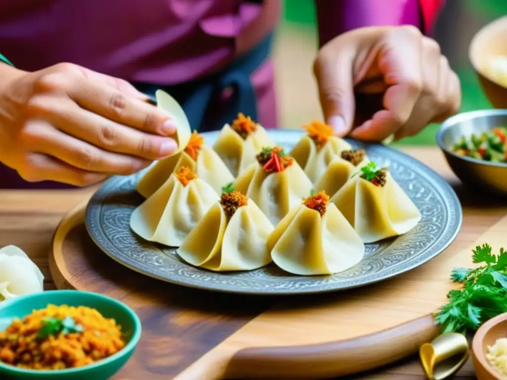 Un chef experto prepara recetas históricas en el Festival Gastronómico de Samarkand