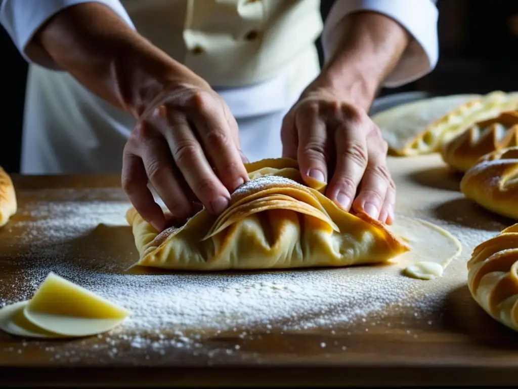 Chef experto fusiona técnicas culinarias europeas y ingredientes americanos en siglo XIX al trabajar la masa de hojaldre