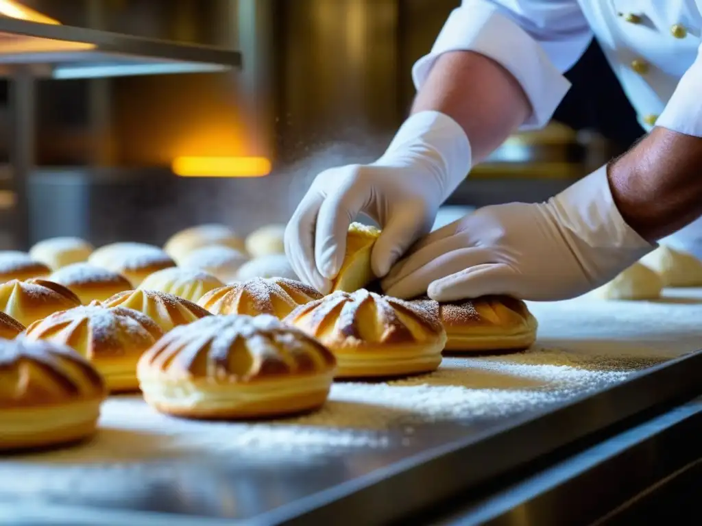 Un chef en Lyon crea una obra maestra de repostería francesa con precisión y arte