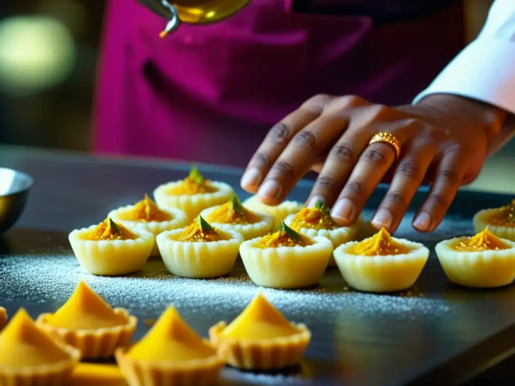 Un chef prepara recetas históricas Diwali cultura con detalle y pasión