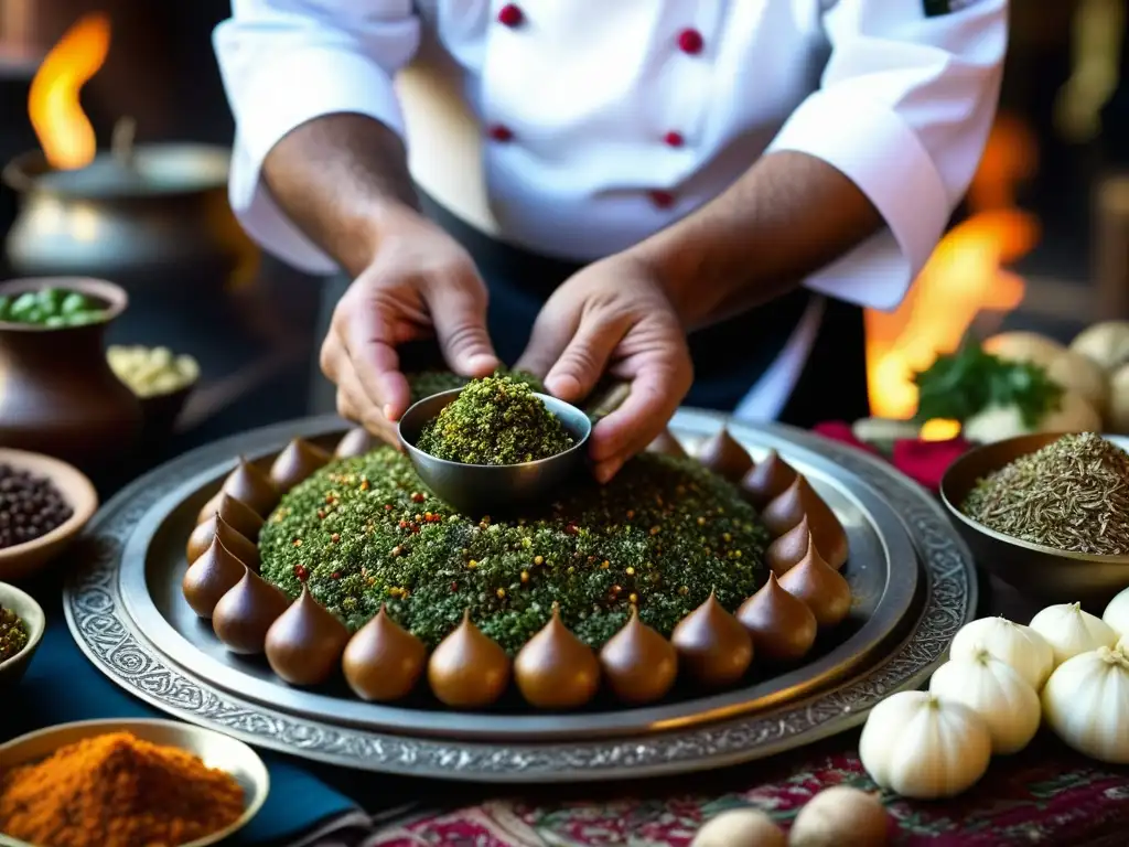 Un chef preparando recetas históricas en el Festival Cumalıkızık, fusionando pasado y presente con arte culinario