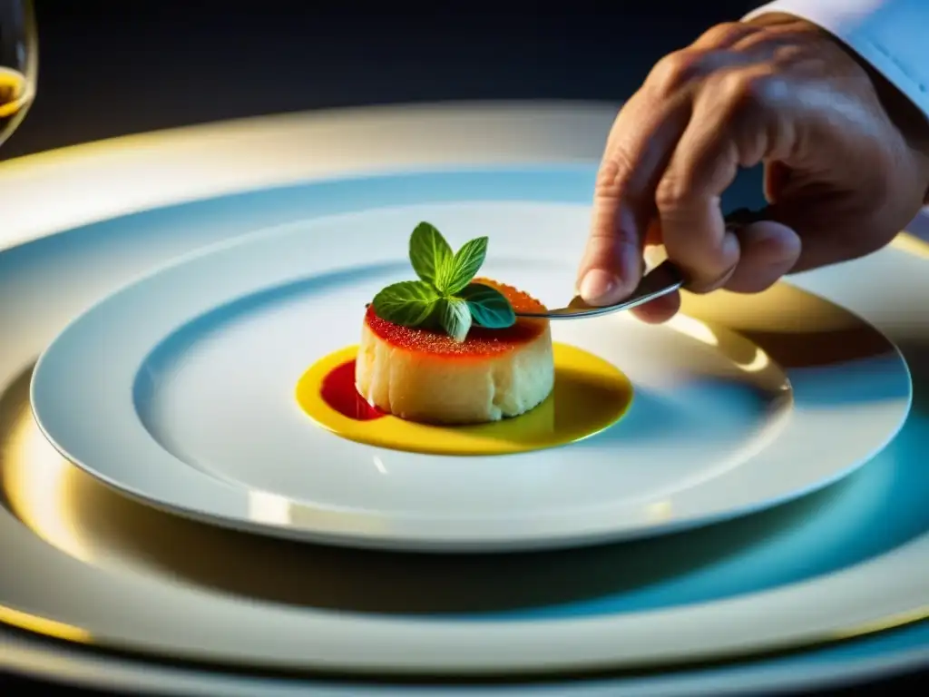 Un chef ruso en una academia culinaria francesa fusiona técnicas en un plato elegante