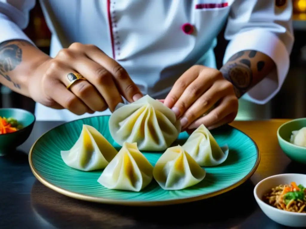 Un chef fusionando sabores en una historia culinaria de IndoChina