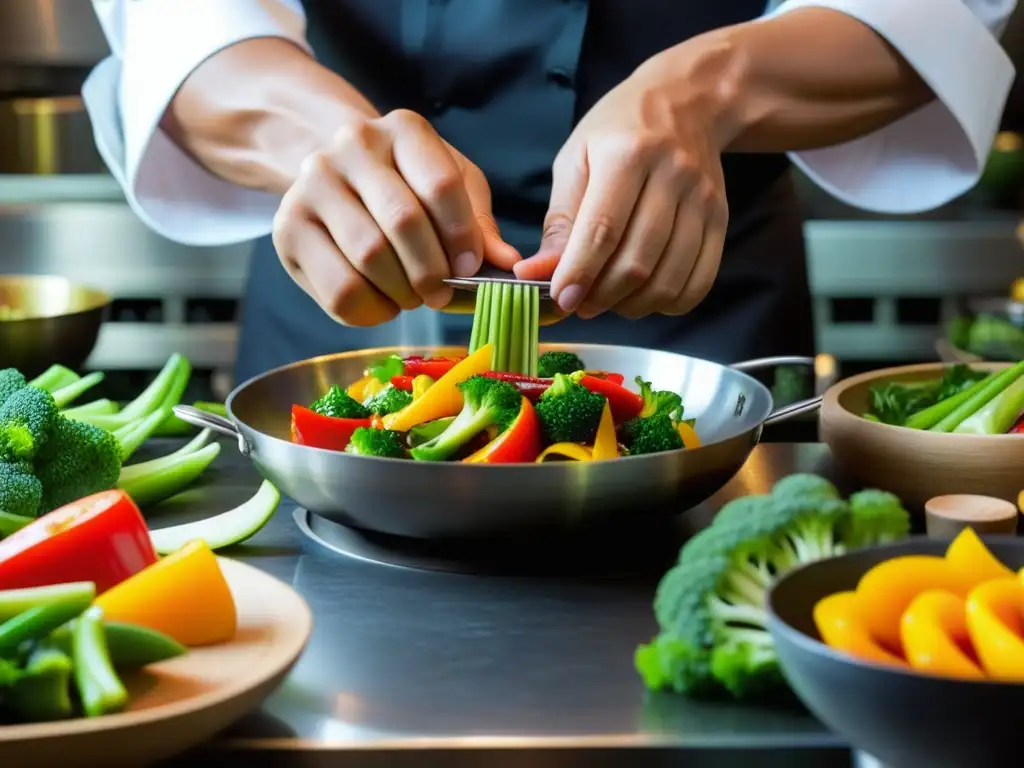 Un chef fusiona técnicas de cocina china y sabores del sudeste asiático en un revuelto vibrante