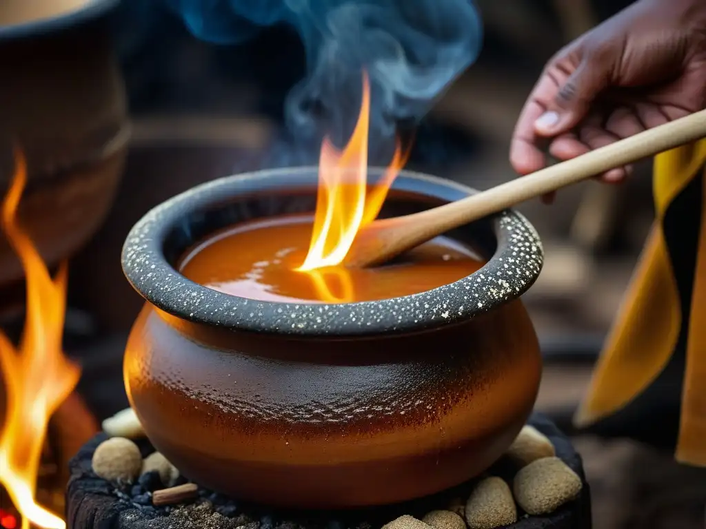 Cocina ancestral: Olla de barro con azúcar en América