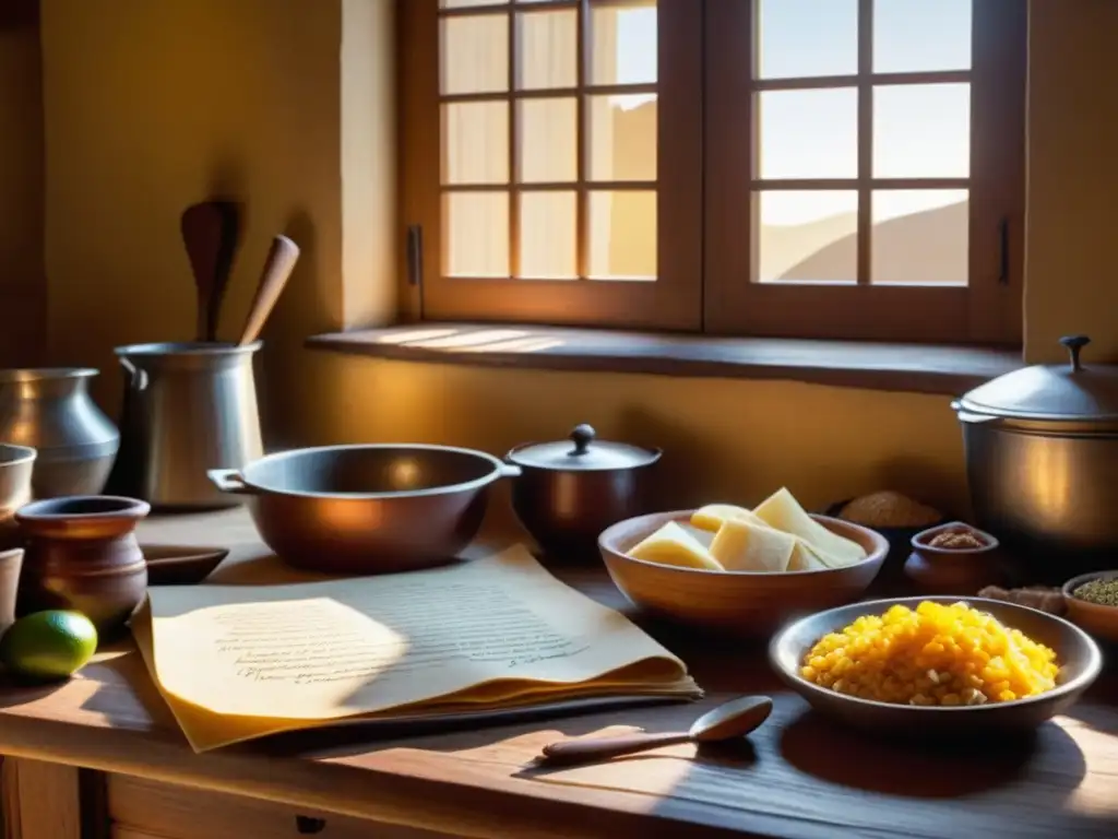 Una cocina hispanoamericana de la era de la independencia con recetas históricas