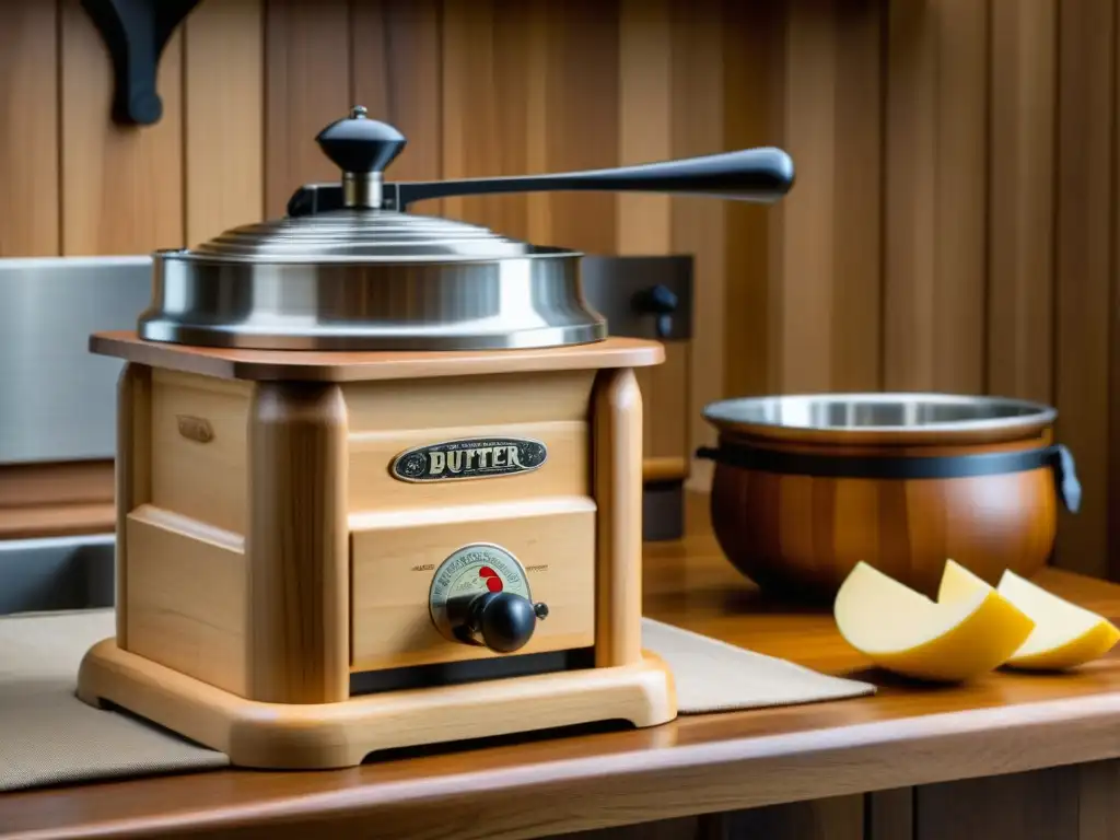 Contraste entre antiguo y moderno en gadgets de cocina, reflejando la historia culinaria