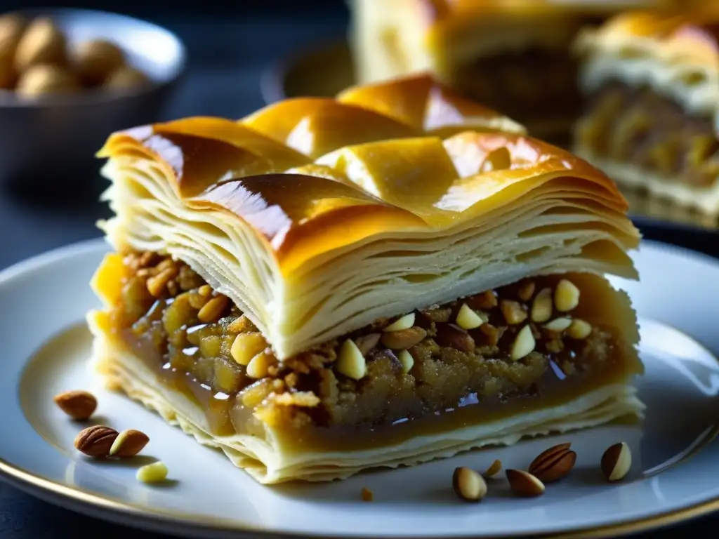 Un deleite visual de baklava armenio histórico trascendiendo fronteras