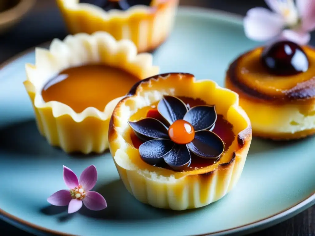 Delicada fusión de influencia cultural gastronómica portuguesa y japonesa en exquisitos dulces