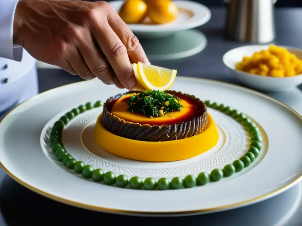 Delicada preparación de platos reales portugueses, fusionando historia cultural y modernidad en la cocina