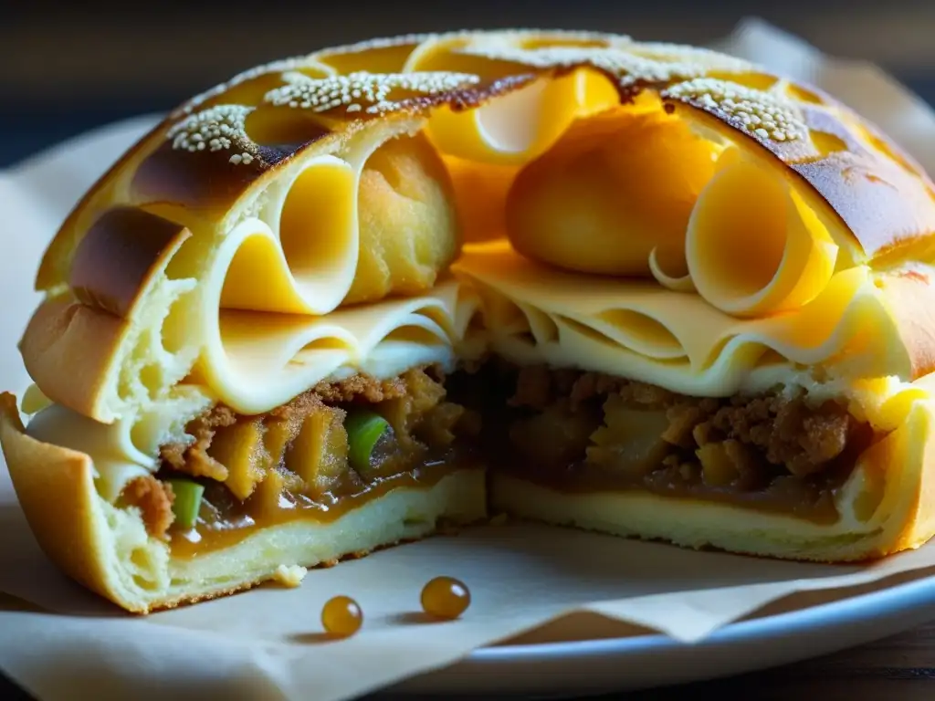 Delicada torta frita Patagonia, con textura dorada y esponjosa