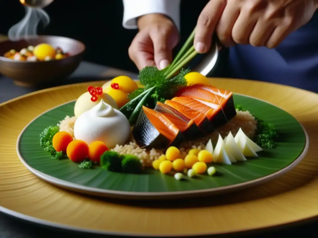 Delicado plato fusión portugués-japonés, resalta la influencia cultural de Portugal en festividades japonesas