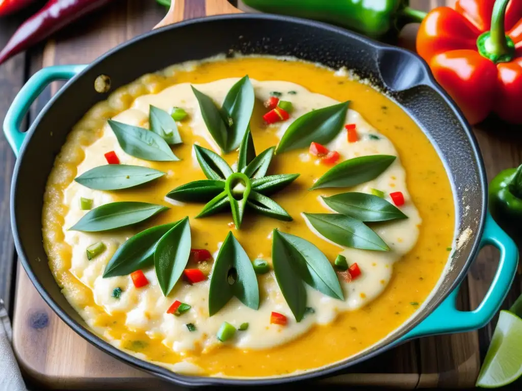 Deliciosa historia de queso fundido en cocina TexMex: queso burbujeante con jalapeños y tortilla chips