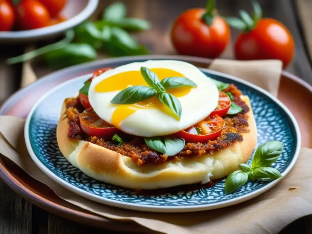 Sabores fusionados: Milanesa italiana-argentina con tomate y mozzarella Deliciosa milanesa italiana con influencia gastronómica italiana en Argentina: pan dorado, queso fundido y hierbas aromáticas