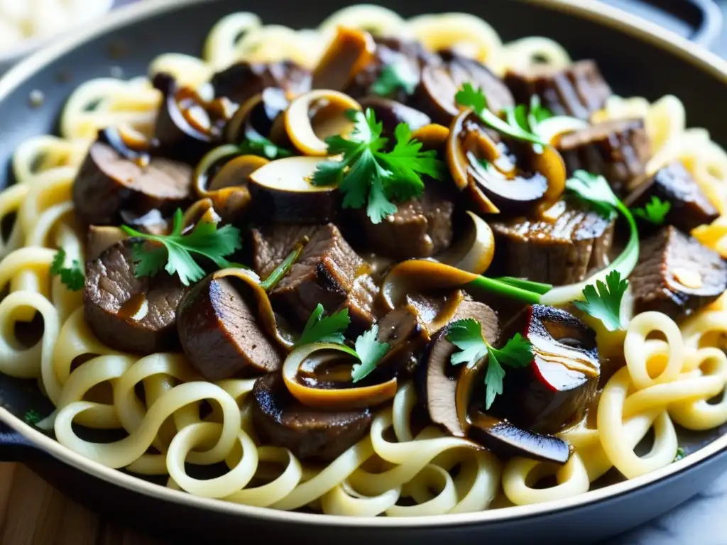 Deliciosa receta de Beef Stroganoff con su origen y receta