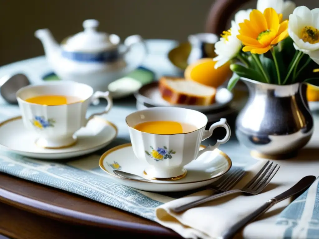 Un desayuno histórico de la década de 1930: elegancia y simplicidad en la mesa