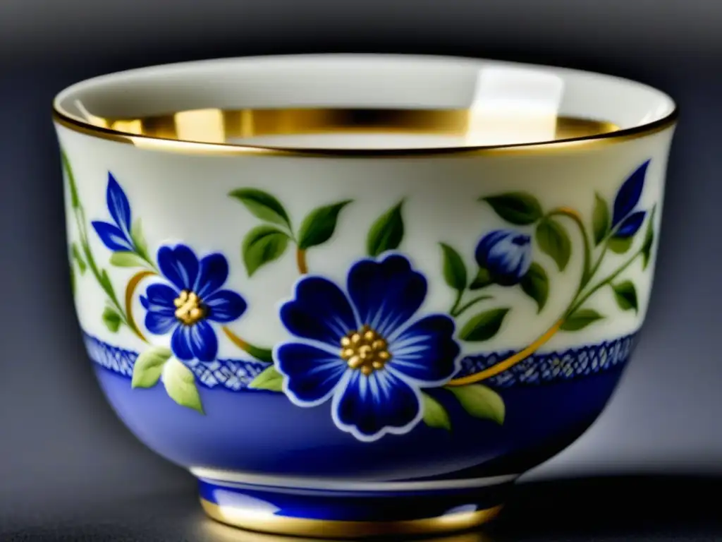 Detallada porcelana Sévres: diseño floral en colores vibrantes, destacando la elegancia artesanal de la historia cultural relevante