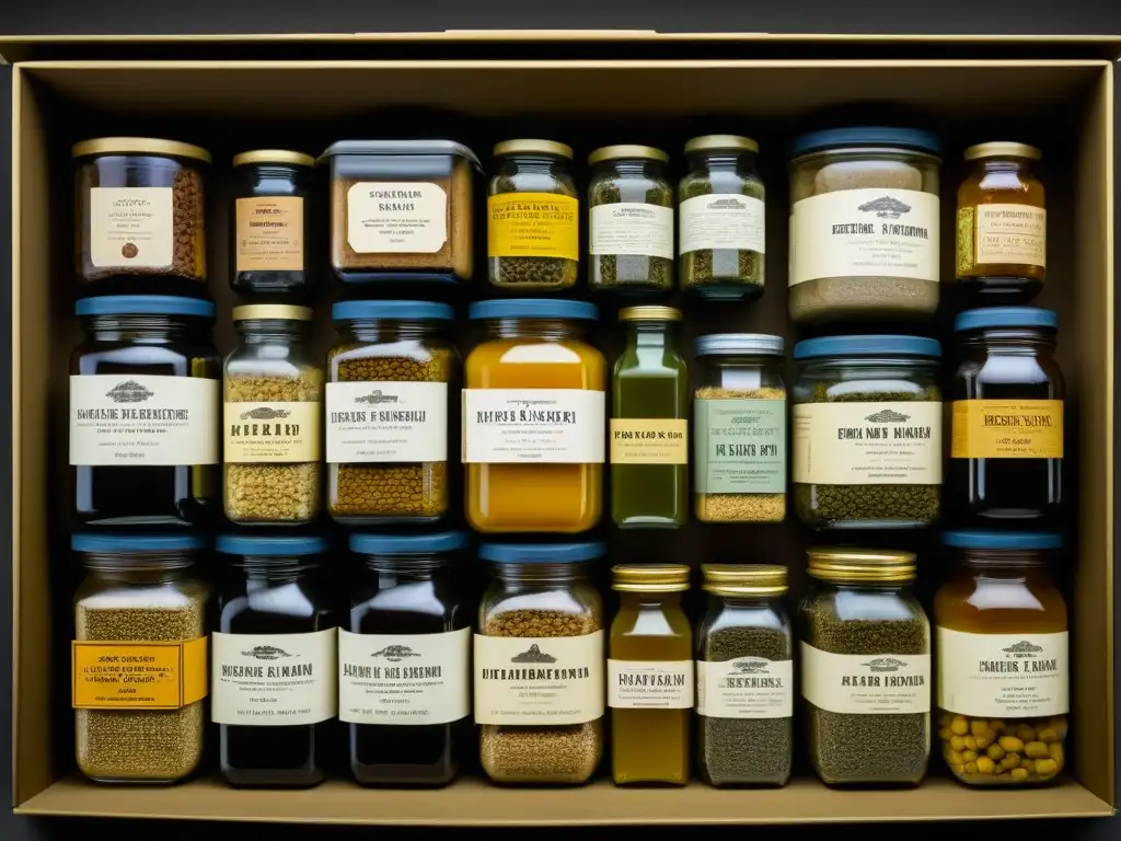 Evolución de raciones militares: historia en cada detalle Una detallada exhibición de la evolución de raciones militares históricas, con variedad de alimentos preservados y MREs a lo largo de los siglos