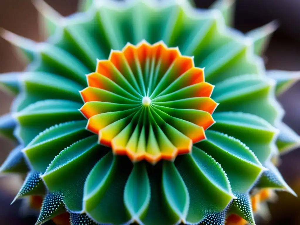 Detalle vibrante de un botón de peyote recién cosechado, destacando sus texturas e historia culinaria en la cocina ritual