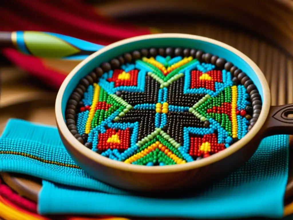 Detalles coloridos de utensilio de cocina africano precolonial con recetas históricas imperios africanos precoloniales