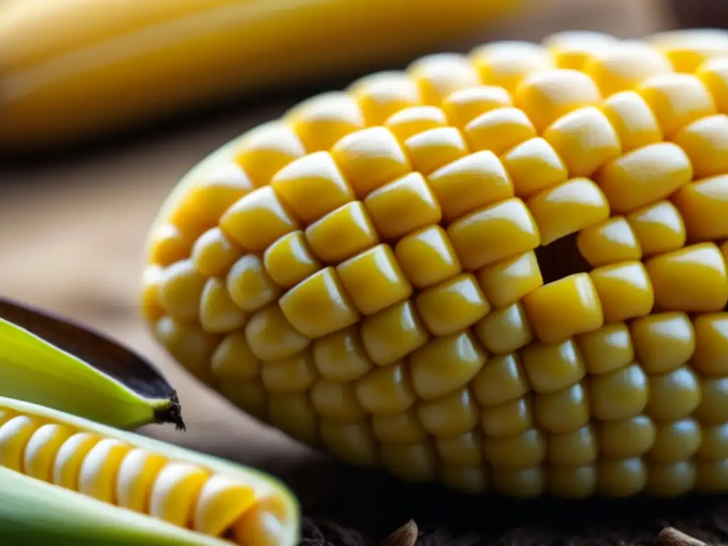 Detalles dorados del maíz Muisca, influencia alimenticia