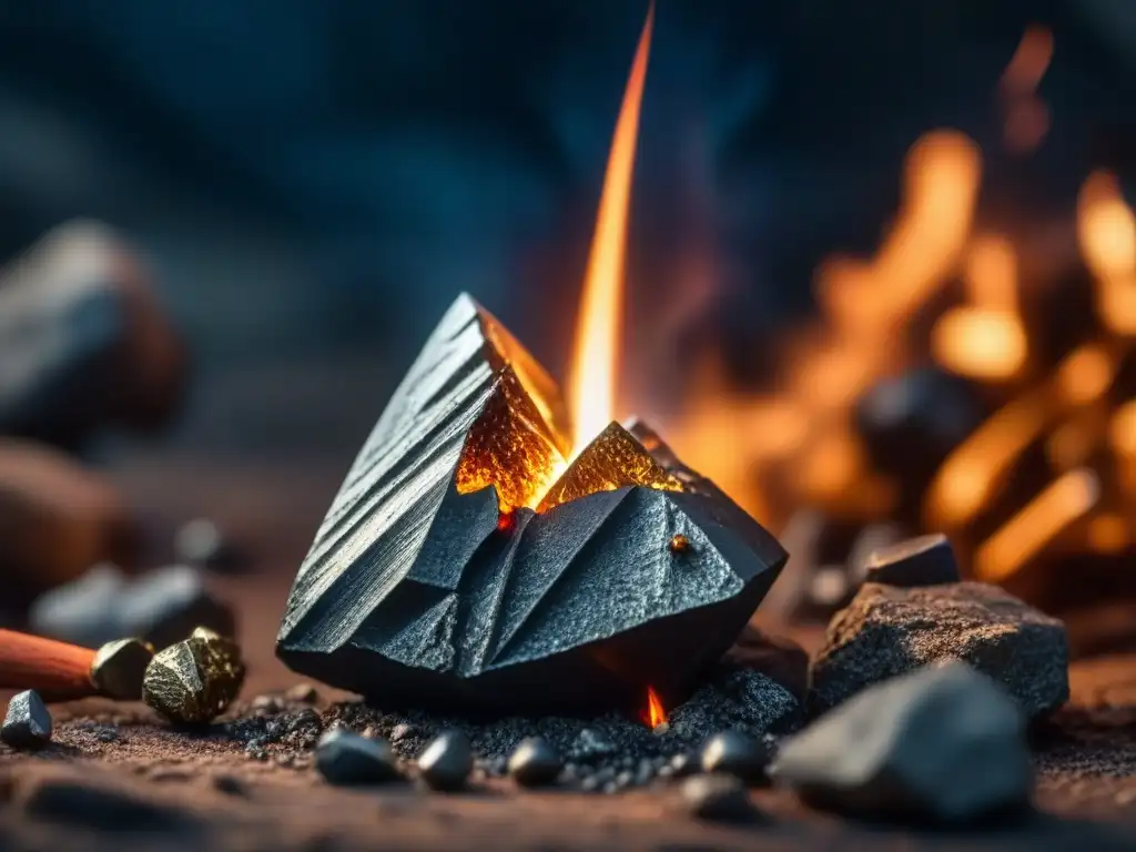 Detalles fascinantes de utensilios históricos para cocinar en pleno encendido ancestral