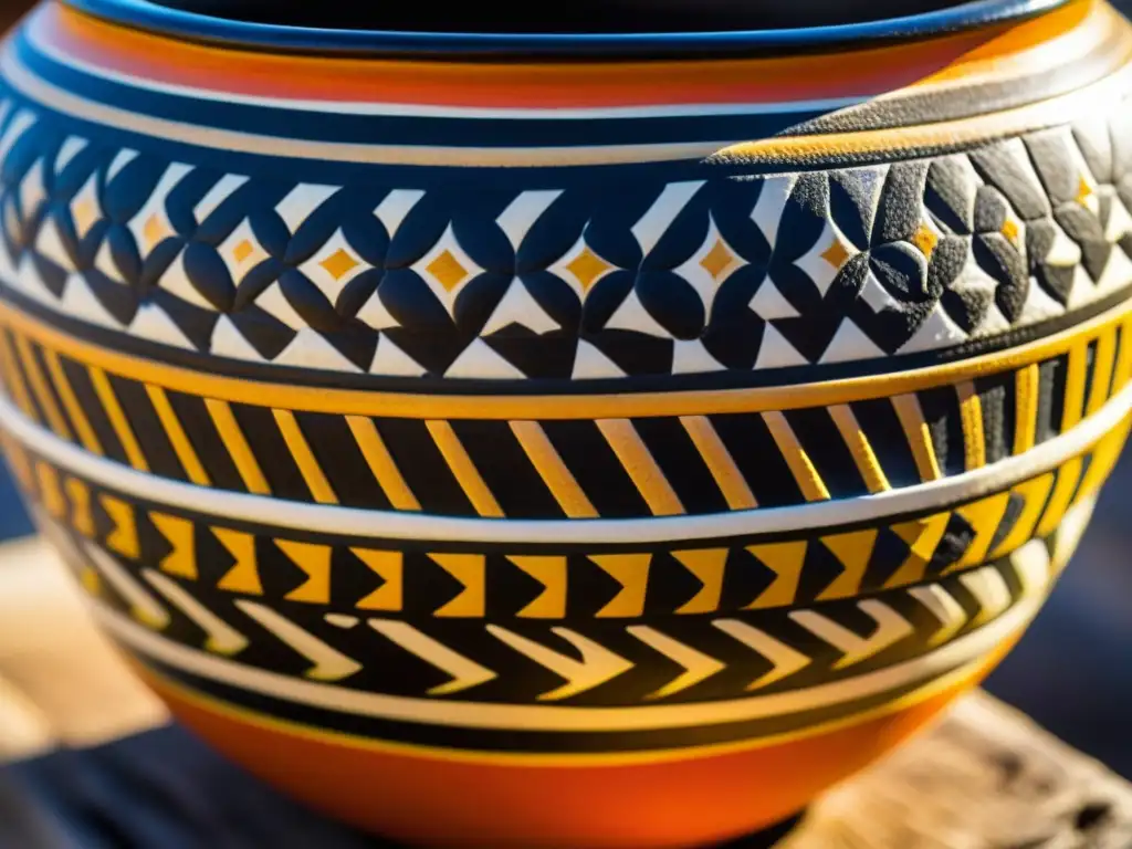Detalles de una vasija prehispánica con pulque burbujeante, mostrando la historia de bebidas fermentadas prehispánicas