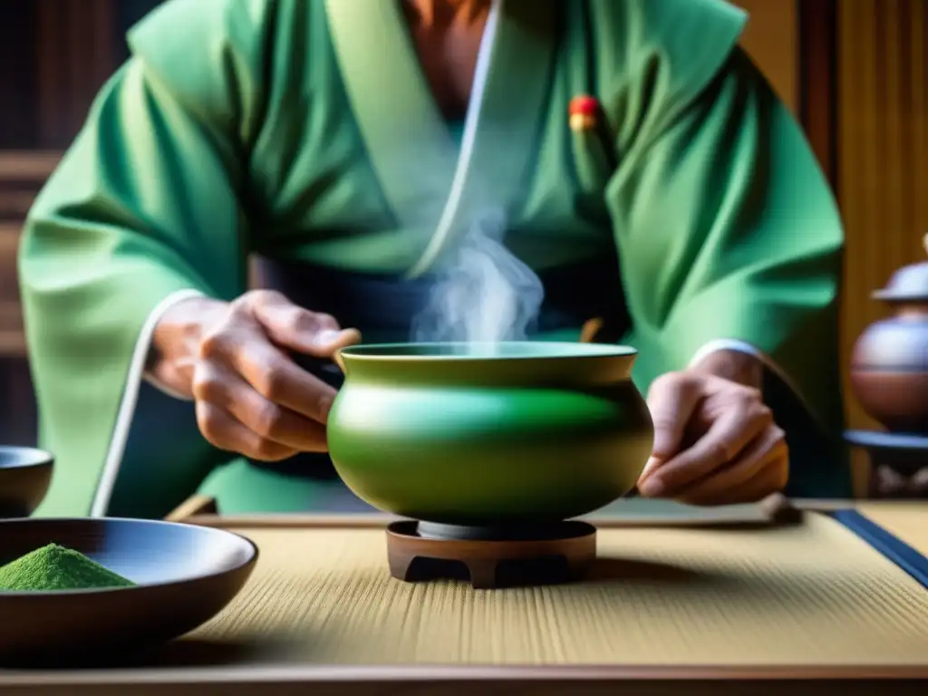 Experiencia sensorial: Ceremonia del té japonesa en tatami, significado ceremonias té tradición cultural