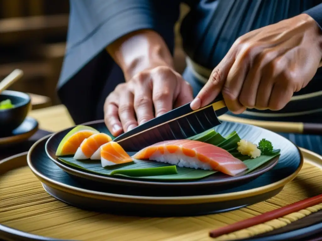 Las expertas manos de un samurái crean recetas históricas en Japón