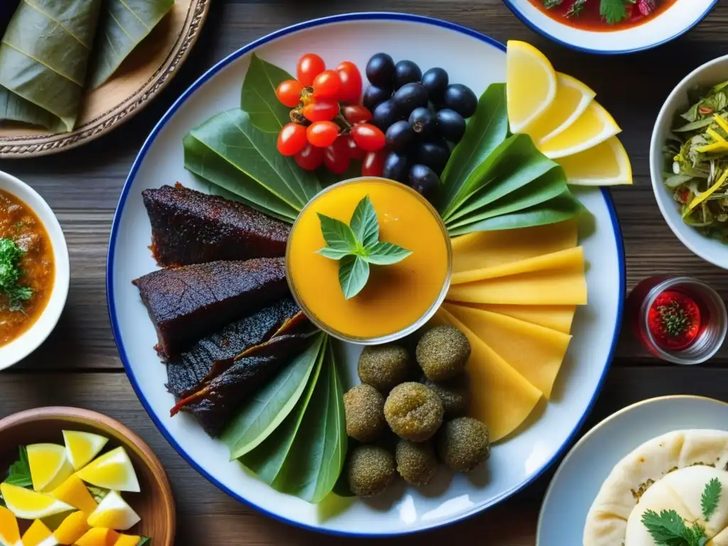 Delicias armenias: tradición y color en cada plato Una explosión de color en la cocina armenia