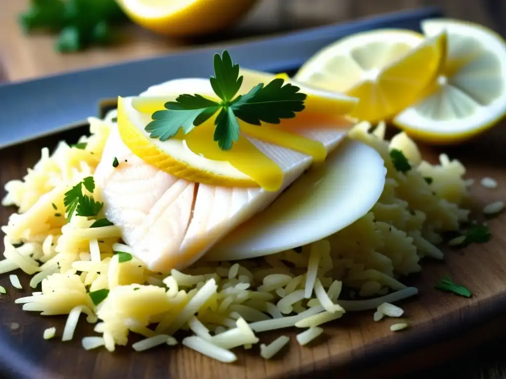 Una exquisita combinación de ingredientes para Kedgeree con origen y receta del Kedgeree, en una foto macro vibrante y detallada