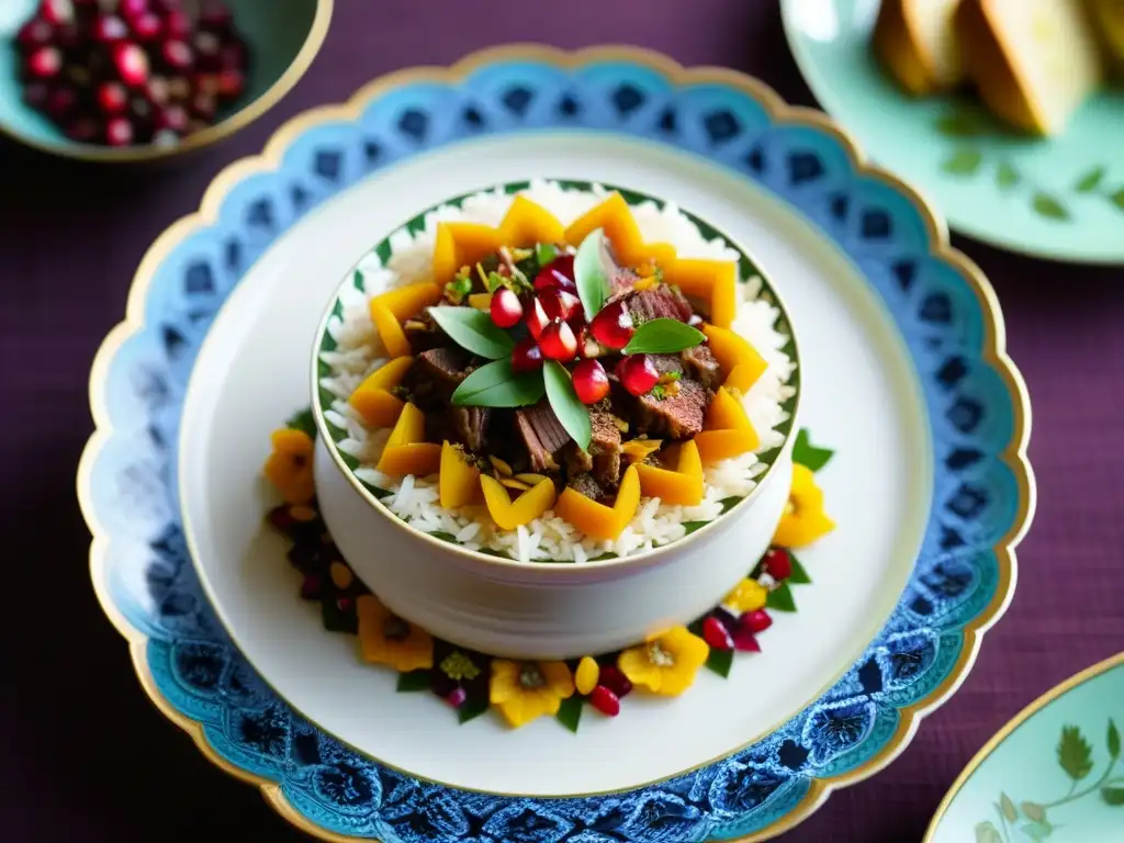 Una exquisita fusión de sabores y colores que refleja la influencia gastronomía persa en Mughal