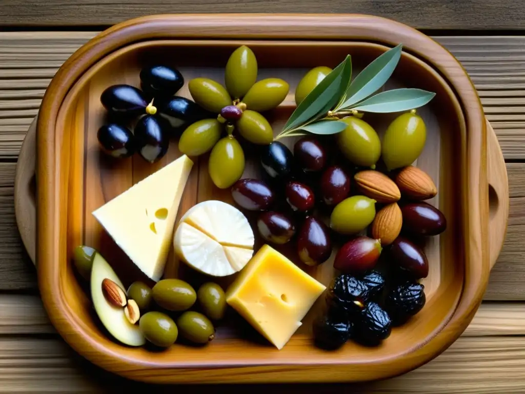 Una exquisita selección de aperitivos romanos en una mesa rústica