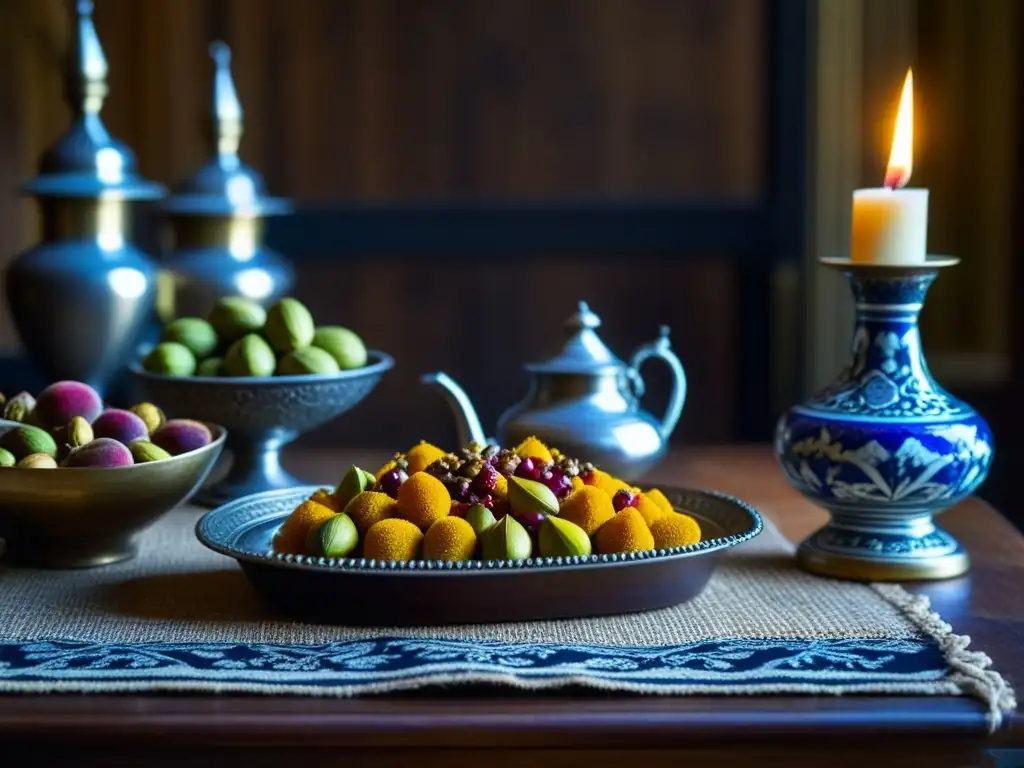 Una exquisita selección de ingredientes auténticos del Imperio Turco, evocando recetas históricas