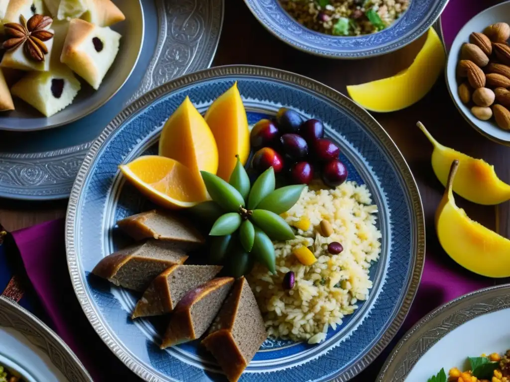 Un festín medieval en Medio Oriente: sabores, colores y lujo en una mesa exquisita