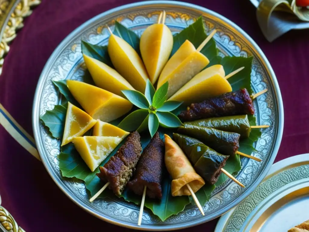 Un festín de recetas históricas cocina Topkapi sultanes en plata y colores vibrantes del imperio otomano