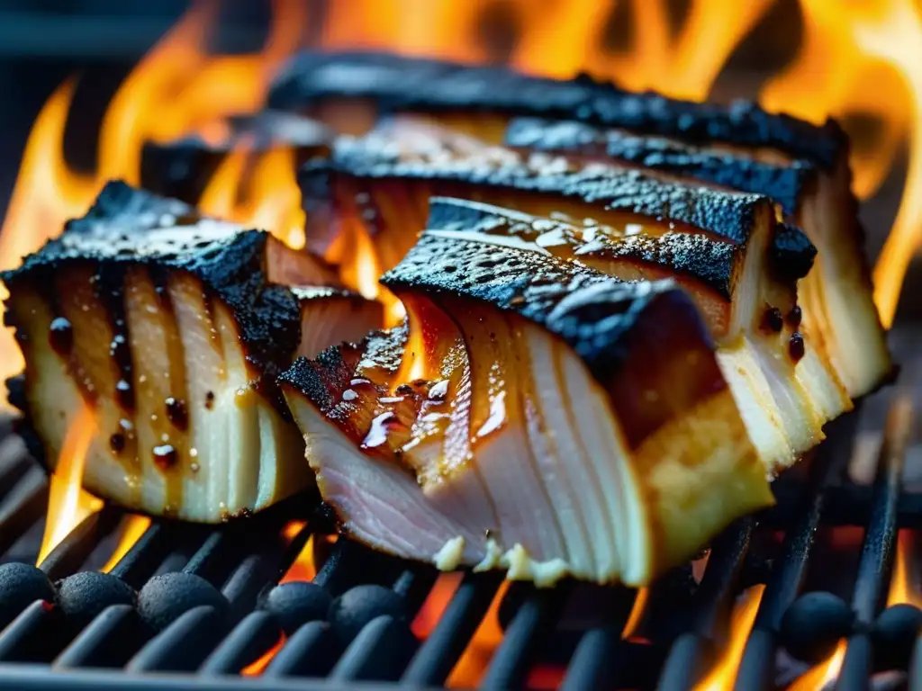 La transformación gastronómica del cerdo en América se refleja en la deliciosa cocción de la panceta a la parrilla