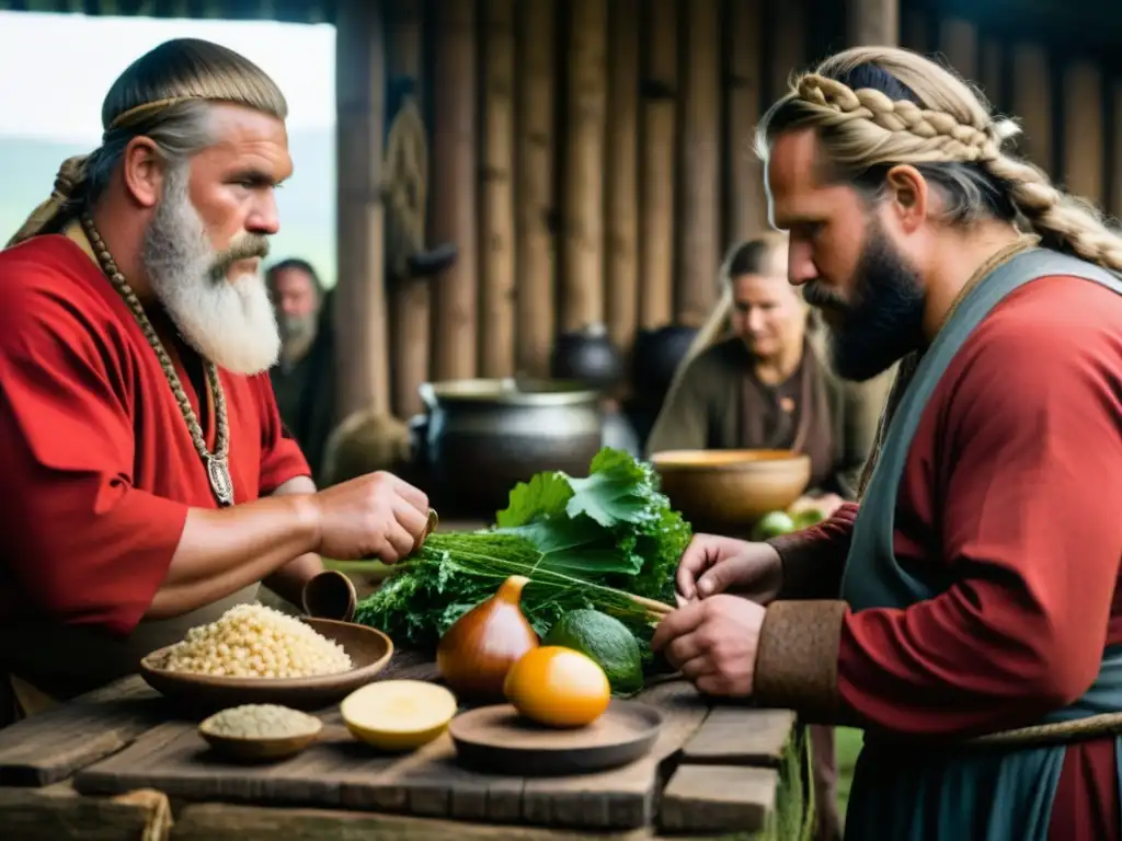 Grupo de preVikingos preservando alimentos con técnicas ancestrales: una mirada detallada a la conservación de alimentos en PreVikingos