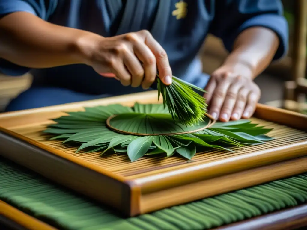 Las hábiles manos de un artesano del té en la Ruta del Té China Tradiciones