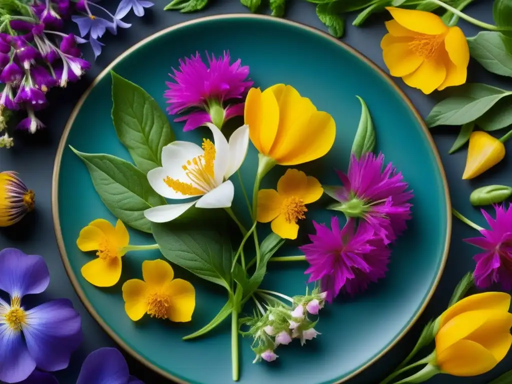 Una imagen detallada de plantas comestibles en cocina Abásida, resaltando su diversidad y frescura