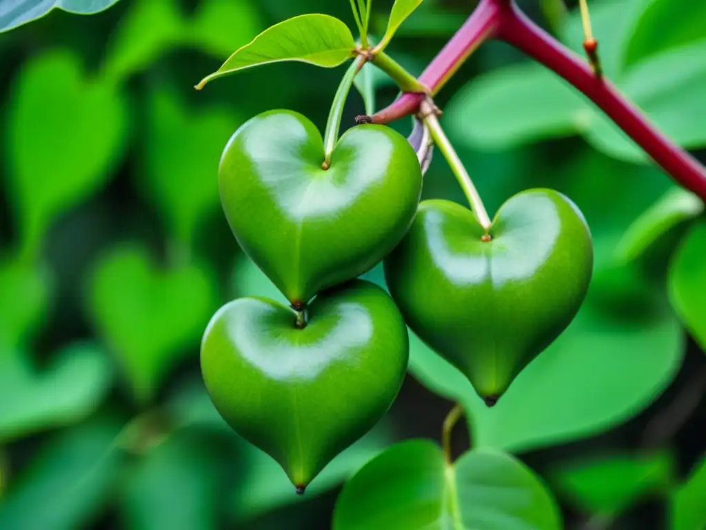 La imagen muestra la importancia del panapen en Micronesia con su exuberante planta y frutos vibrantes