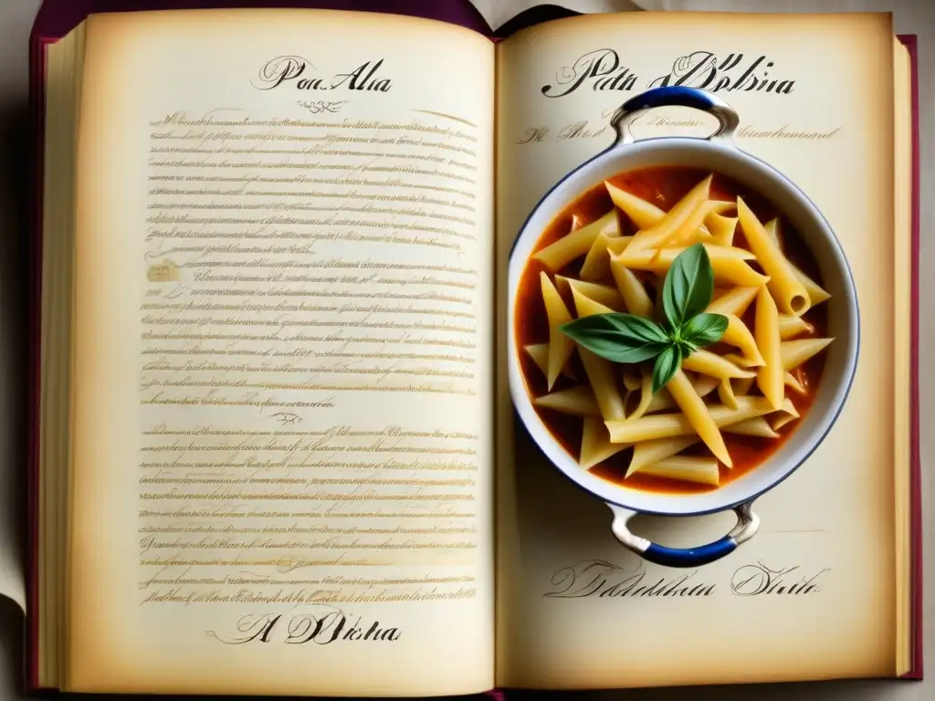 Receta renacentista: Pasta alla Ghibellina en pergamino Una impresionante obra de arte culinario del Renacimiento: recetas históricas renacimiento Palio Siena