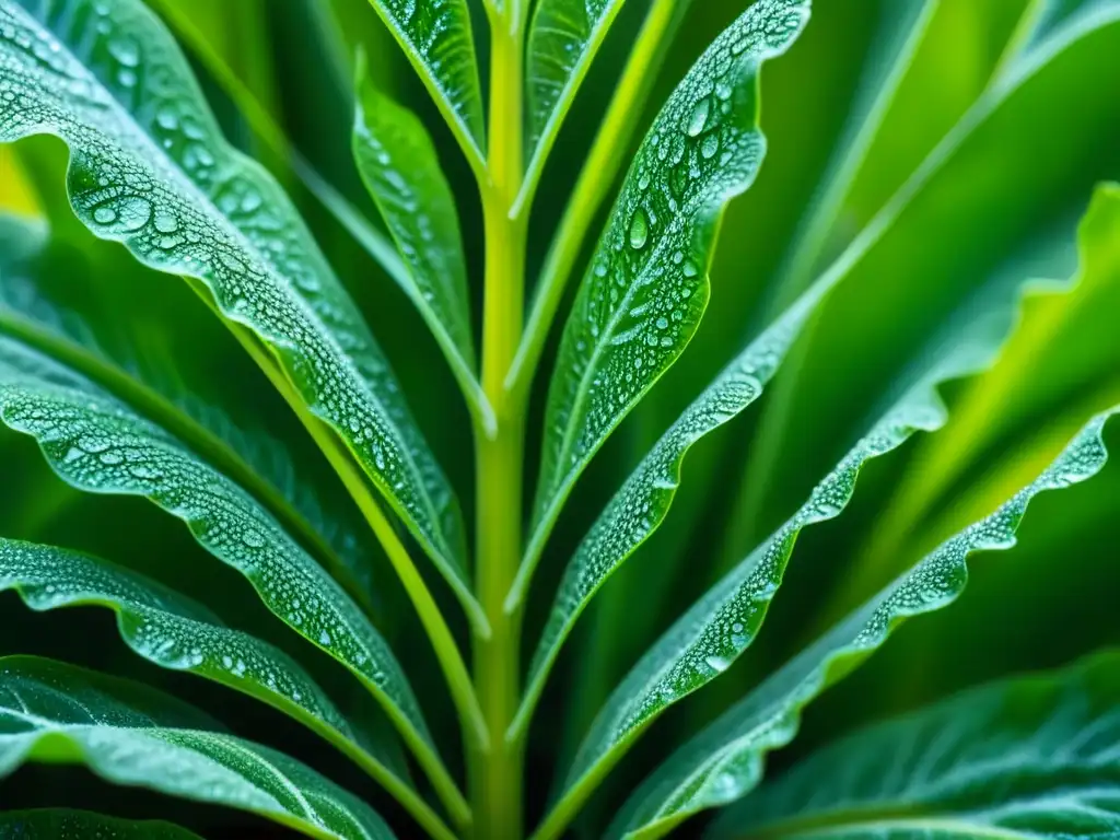 Invernaderos para cultivar verduras en el norte: Detalle de lechugas verdes vibrantes creciendo en un invernadero de alta tecnología